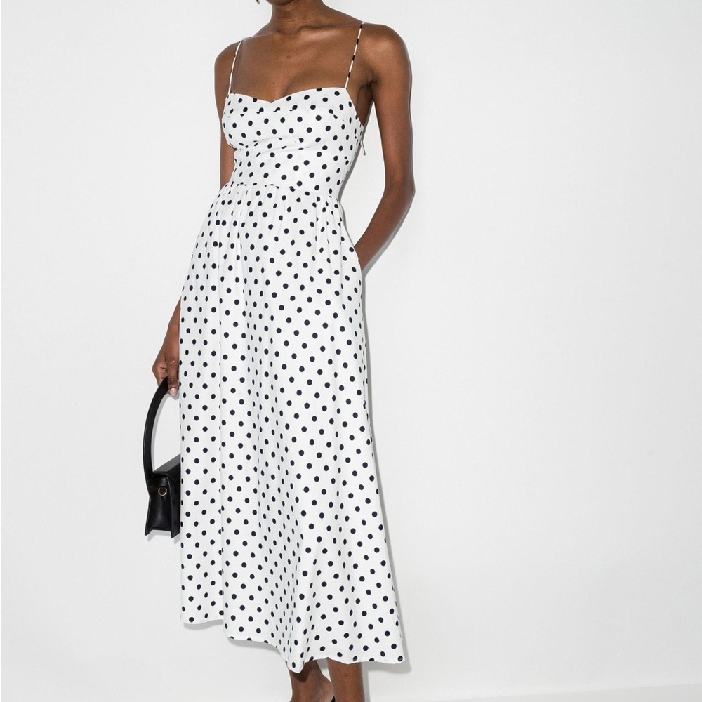 Reformation Vinny Polka Dot dress